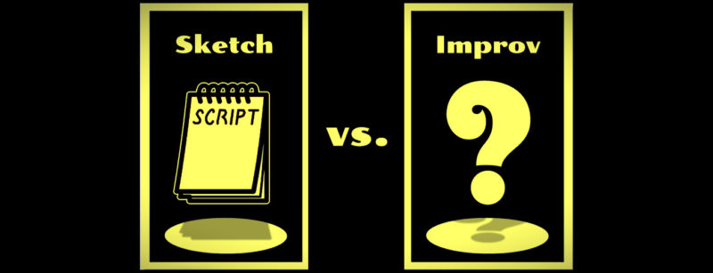 What's the Difference Between Sketch Comedy and Improv Improv Library blog post