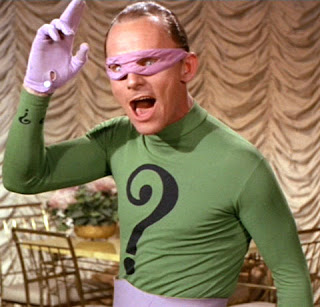 How Powerful Choices Beat Questions improv blog the Riddler Frank Gorshin